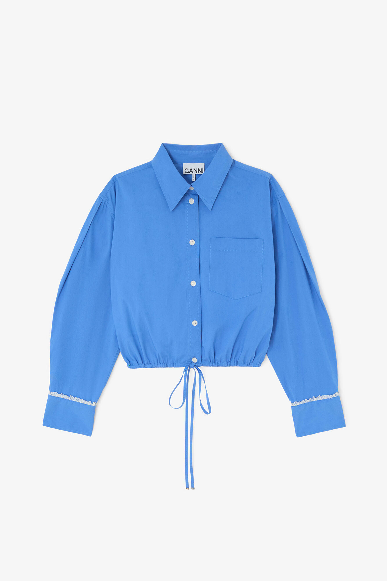 Shirt in Blue Cotton