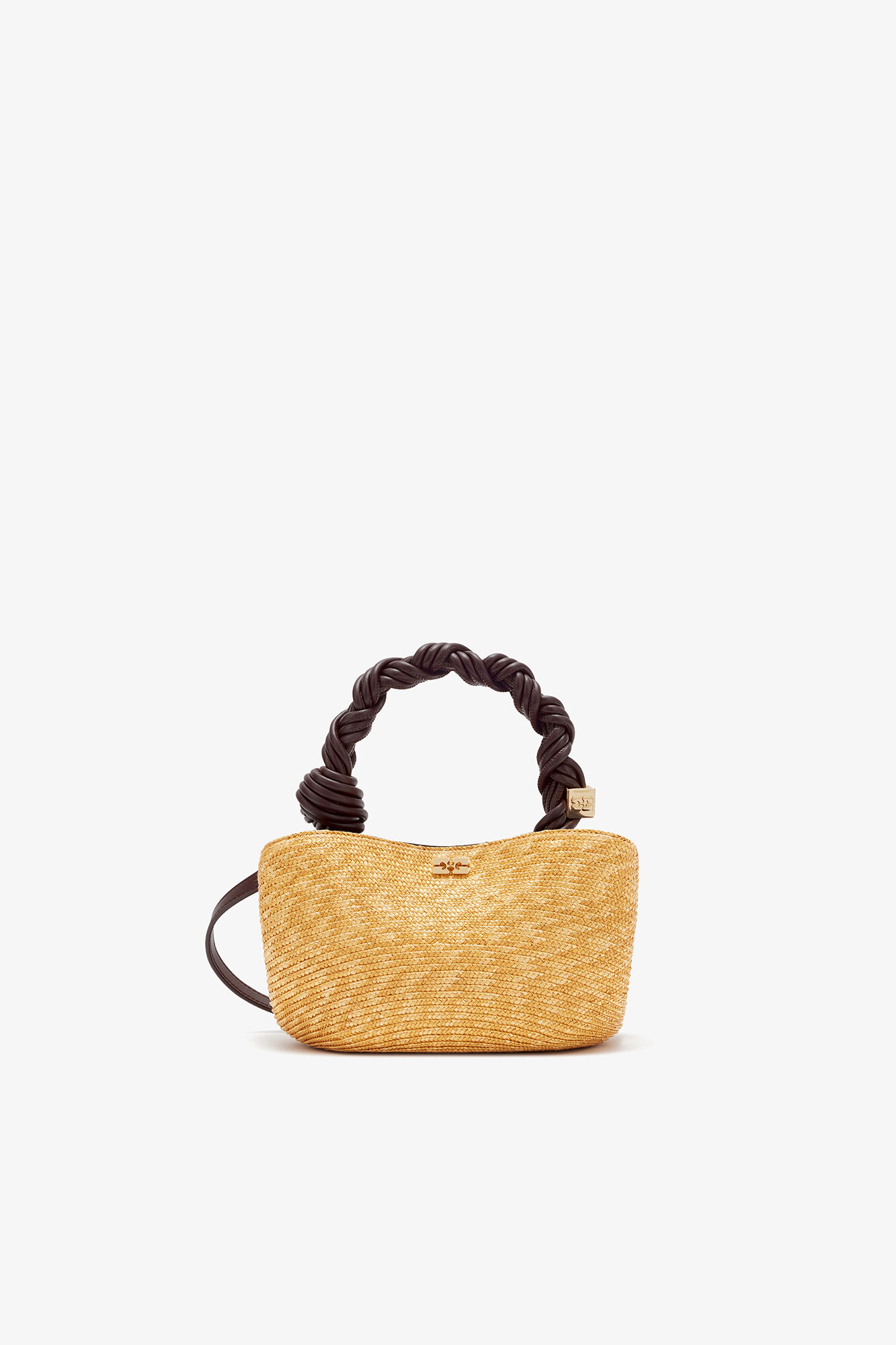 Mini Bou Bag in Straw