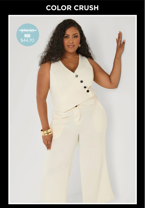 Vest Wide Leg Jumpsuit