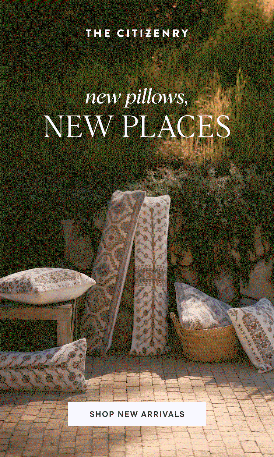 New Pillows. New Places.