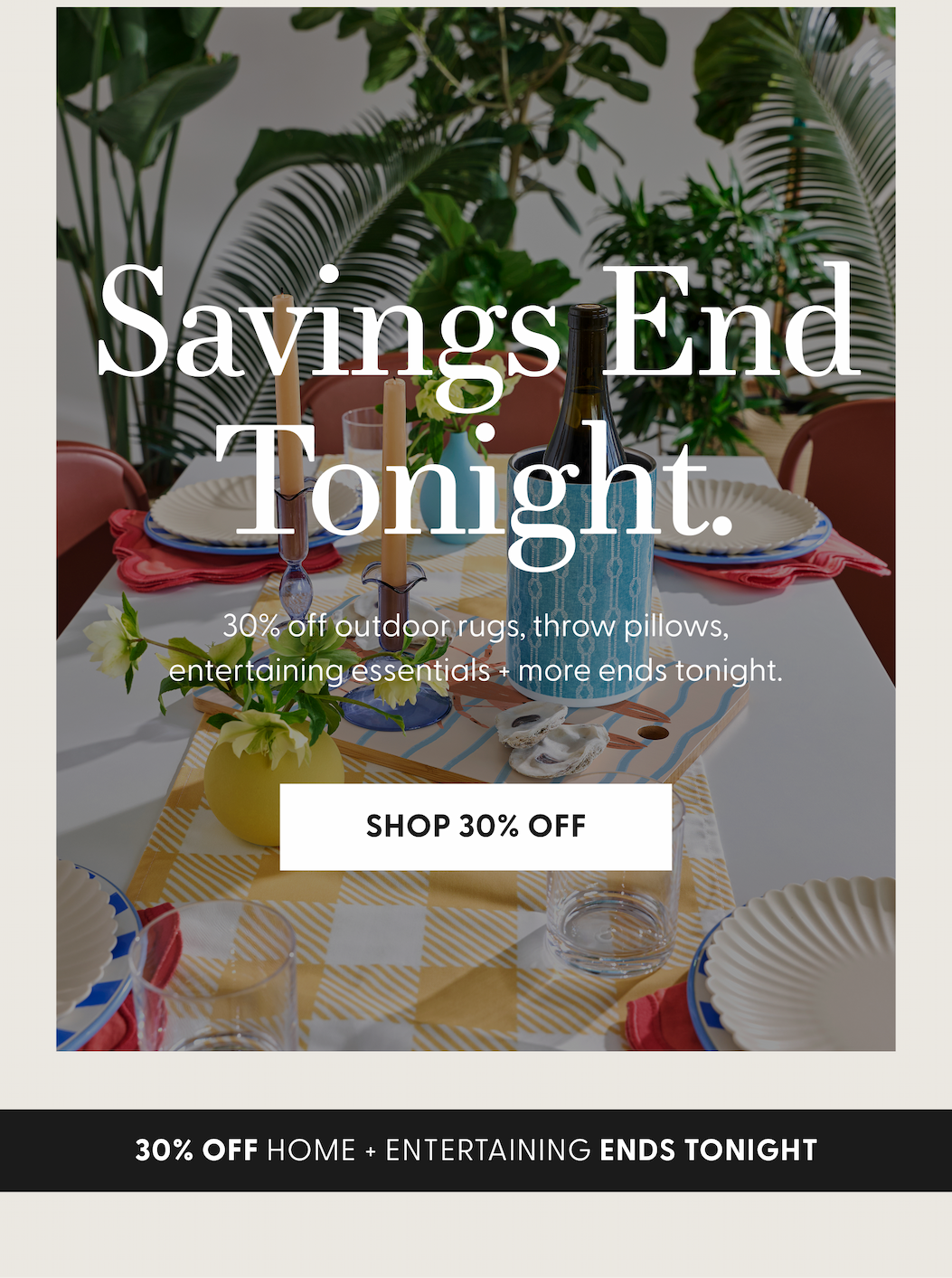 Savings End Tonight.