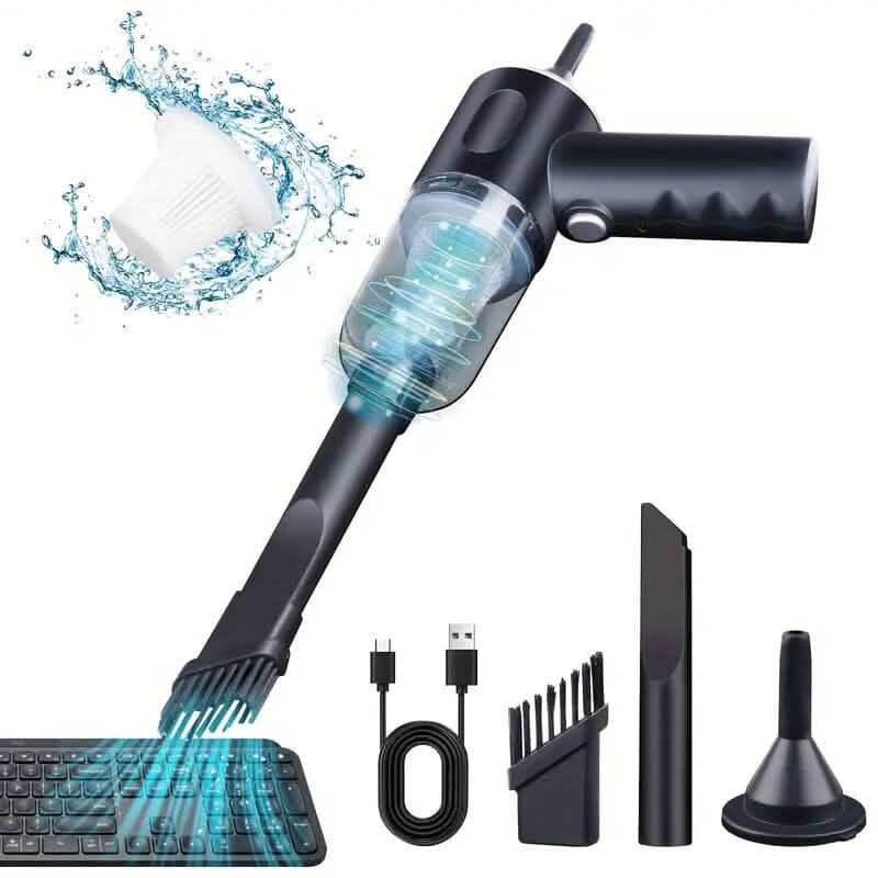 Image of 4000Pa Twin Turbine Motor Handheld Vacuum Cleaner