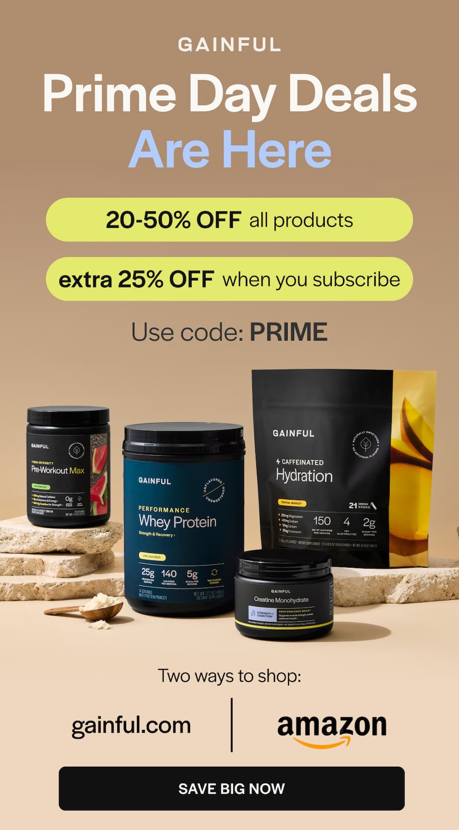 Up to 50% off sitewide