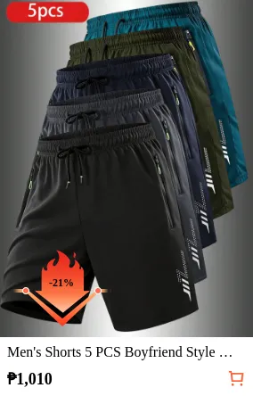 Men s Shorts 5 PCS Boyfriend Style...