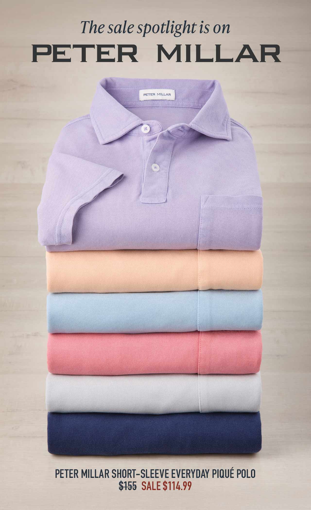 Save 25% on Peter Millar — only at Westport Big & Tall