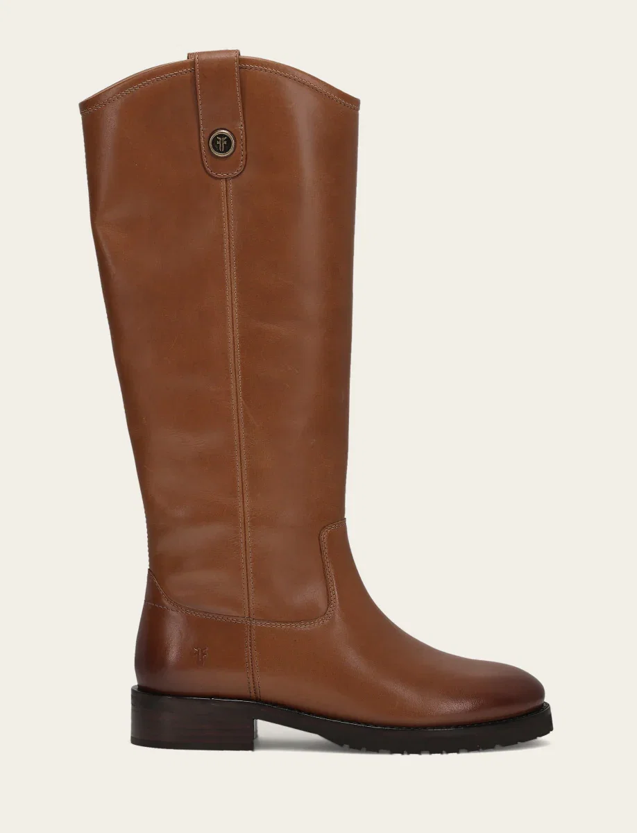 Image of Melissa Lug Button Tall Wide Calf