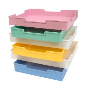 Image of Really Good Stuff® Plastic Trays - 6 Pack - Bold Vibes