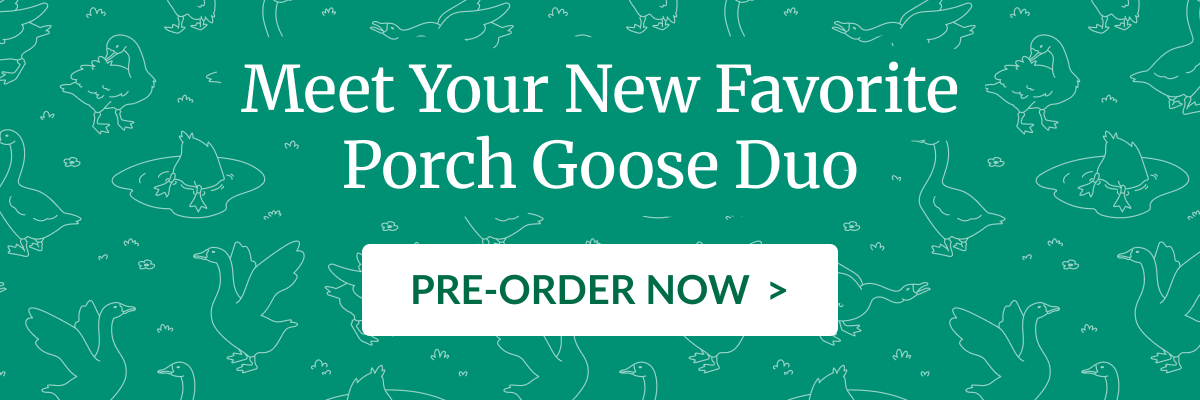 Meet Your New Favorite Porch Goose Duo