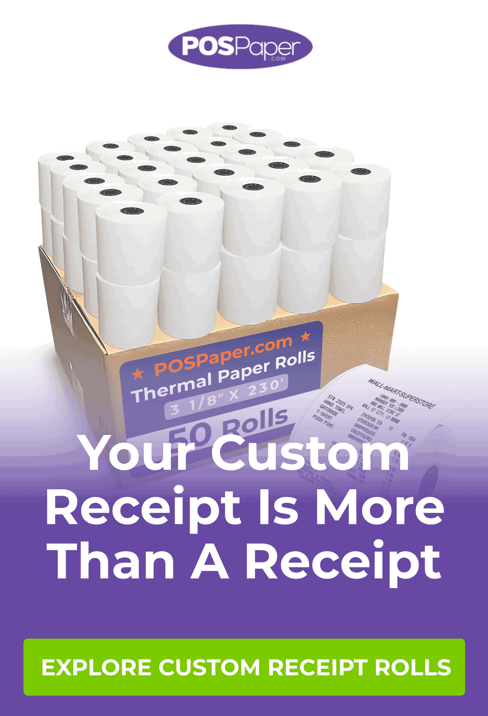 Custom Printed Paper Rolls