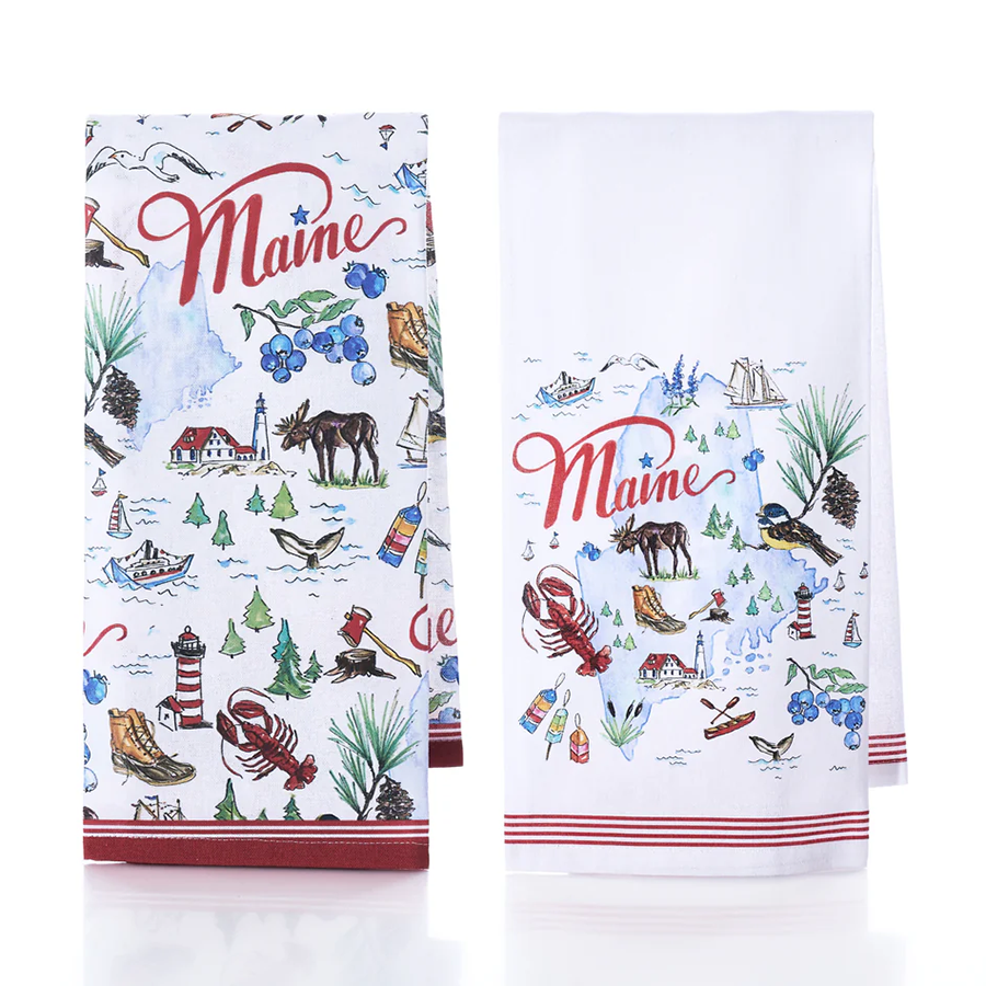 Maine Tea Towel