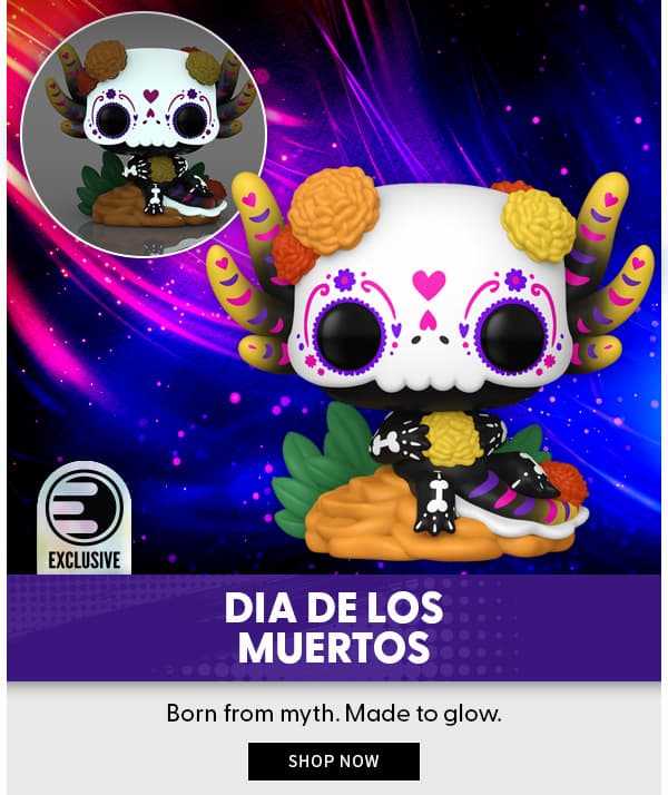  Dia De Los Muertos Ajolote Glow-in-the-Dark Entertainment Earth Exclusive  Born from myth. Made to glow. 