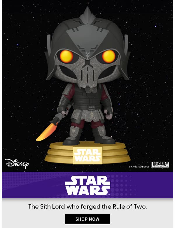  Star Wars The Sith Lord who forged the Rule of Two. shop now 