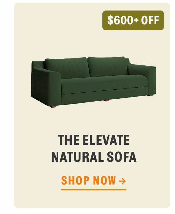 The Elevate Natural Sofa