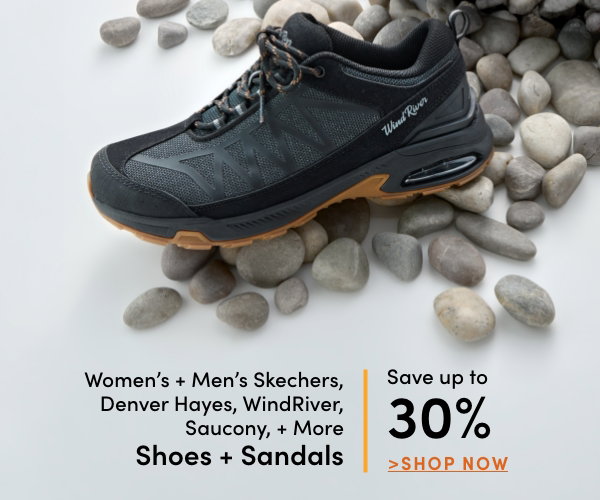 Women's + Men's Skechers, Denver Hayes, WindRiver, Saucony, & More Shoes & Sandals Save up to 30%
