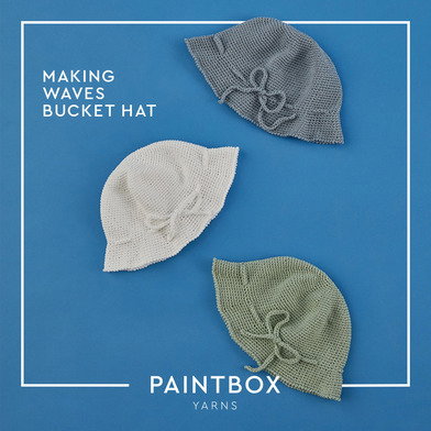 FREE Making Waves Bucket Hat in Cotton Mix DK