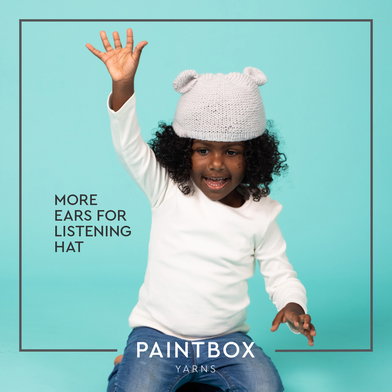 FREE More Ears for Listening Hat in Baby DK 