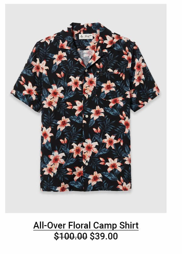 Shop All-Over Floral Camp Shirt