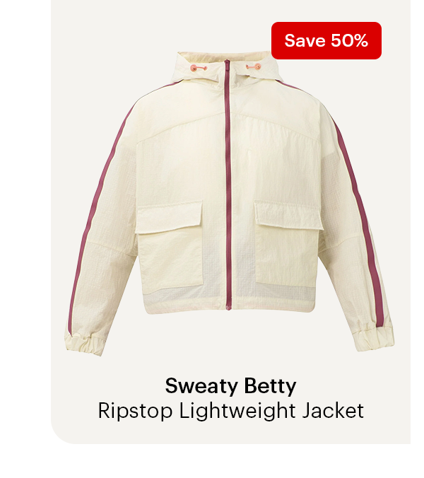 Sweaty Betty Ripstop Patch Pocket Lightweight Jacket 