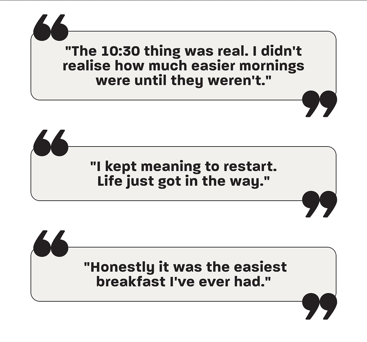 Quotes about mornings and breakfast experiences.
