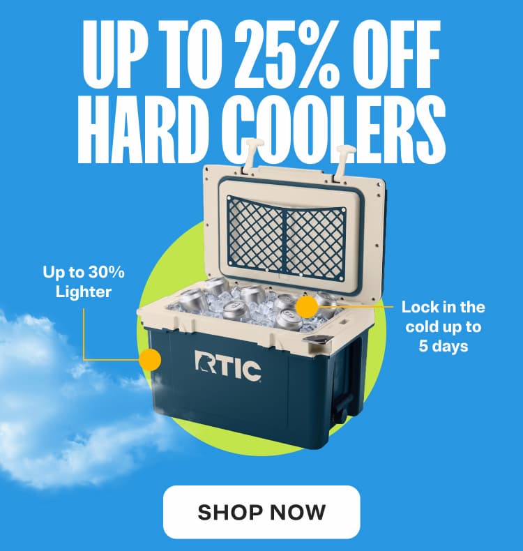 Up to 25% Off Hard Coolers
