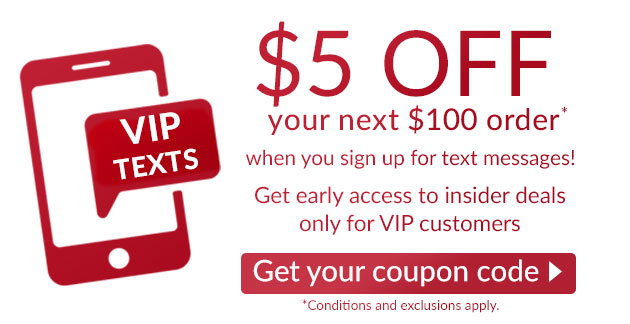 Sign up for vip texts and get a coupon