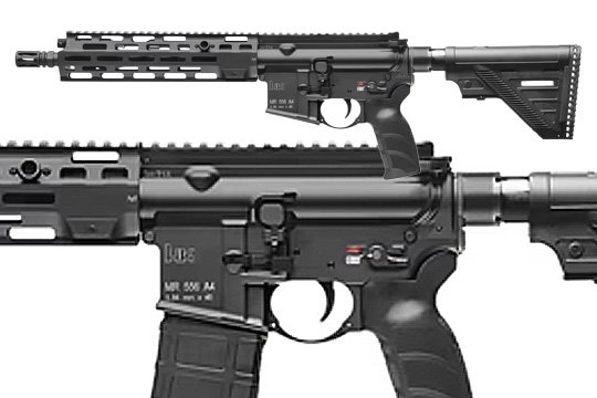 Heckler and Koch (HK USA) MR556 A4 11" 30+1 BLK SBR 223 Rem | 5.56 NATO