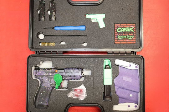 New Limited Edition CANiK Mete MC9 LS Midnight Drip 9mm Purple No Reserve