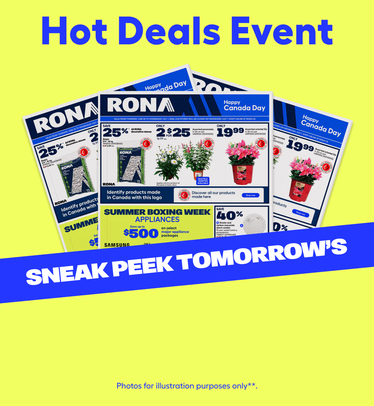 Here's a sneak peek at tomorrow's deals!