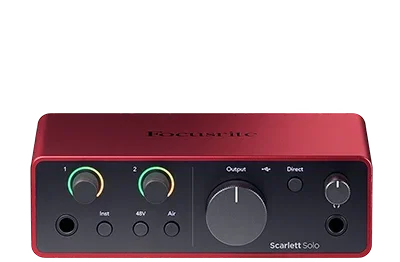 Focusrite Scarlett Solo 4th Gen Audio Interface