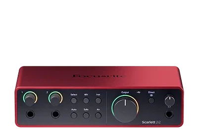 Focusrite Scarlett 2i2 4th Gen Audio Interface