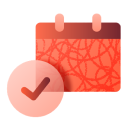 Calendar icon.