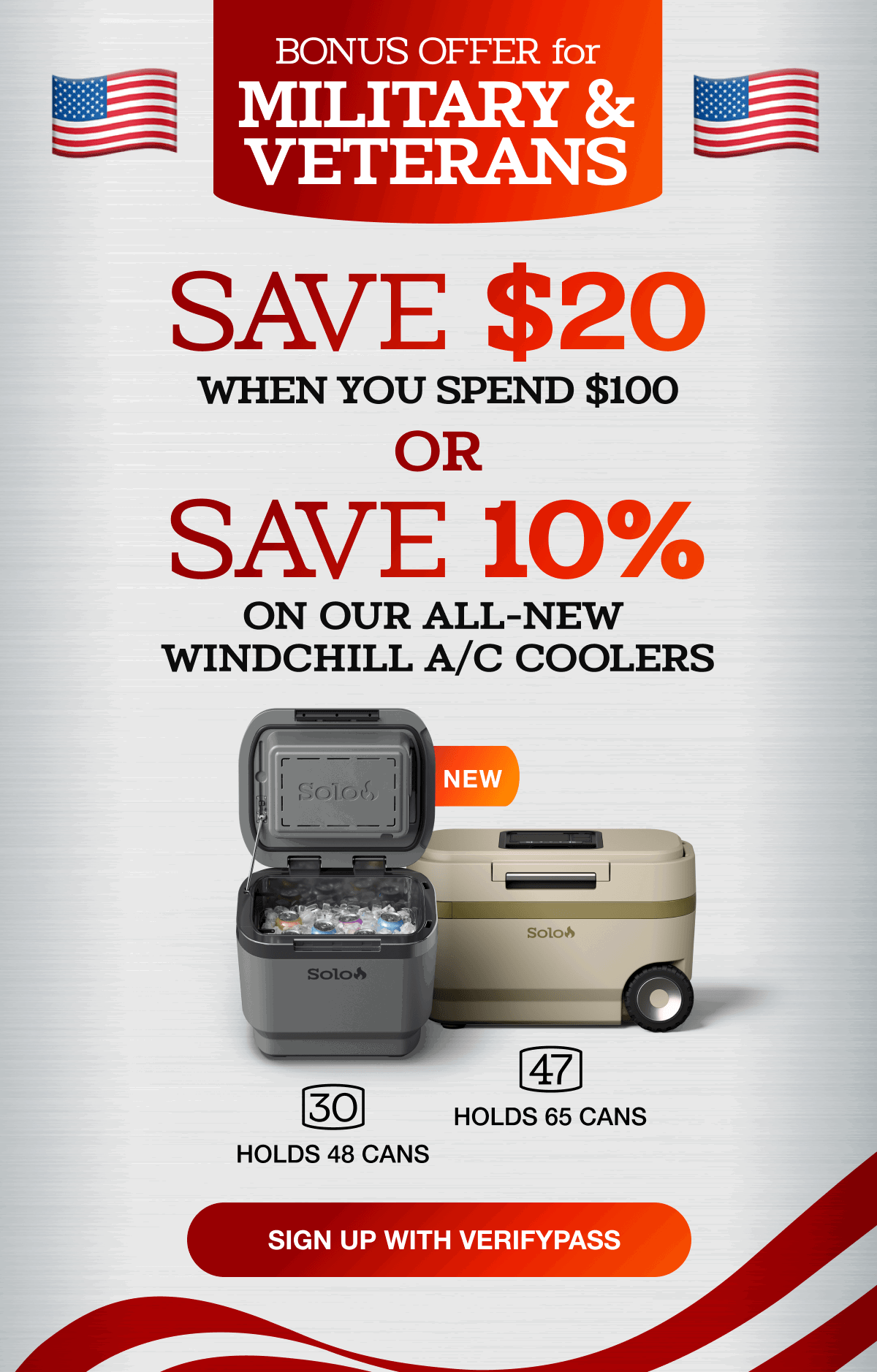 Military and Veterans Bonus Offer