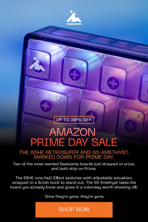 Amazon Prime Day Higround Basecamp 65 Keyboard