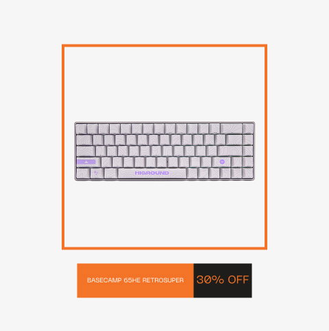 Higround Basecamp 65HE Retrosuper Keyboard