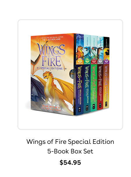 Wings of Fire Special Edition 5-Book Box Set. $54.95.