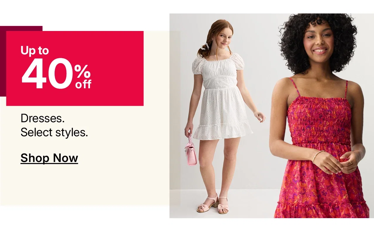 up to 40% off dresses