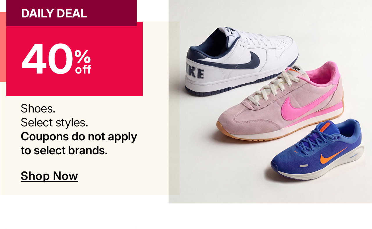 40% off shoes