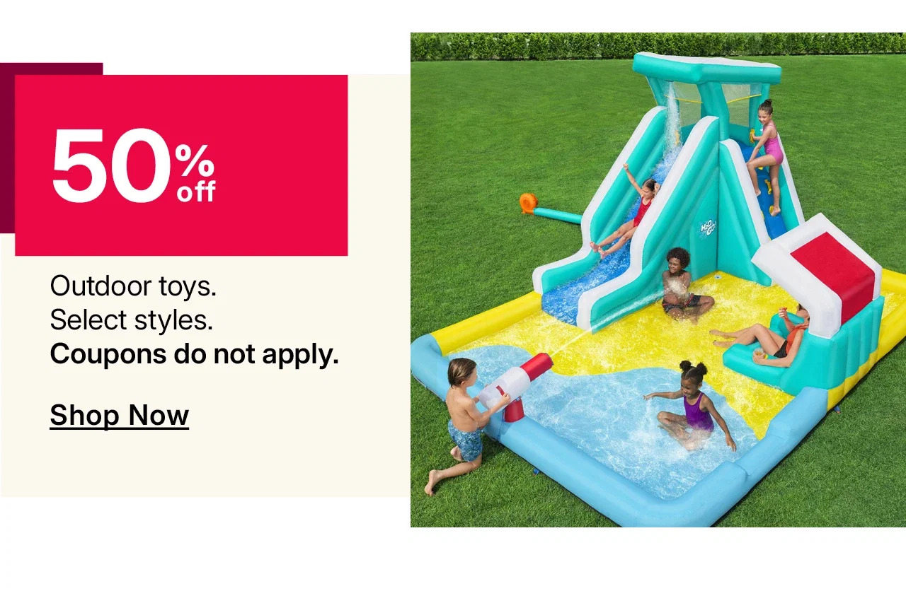 50% off outdoor toys