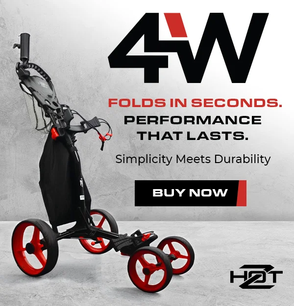 Hot-Z Golf 4 Wheel Push Carts - Shop NOW!