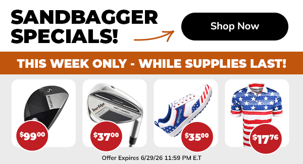 SANDBAGGER SPECIALS - Huge Savings on Essential Gear - This Week Only! Shop Now!