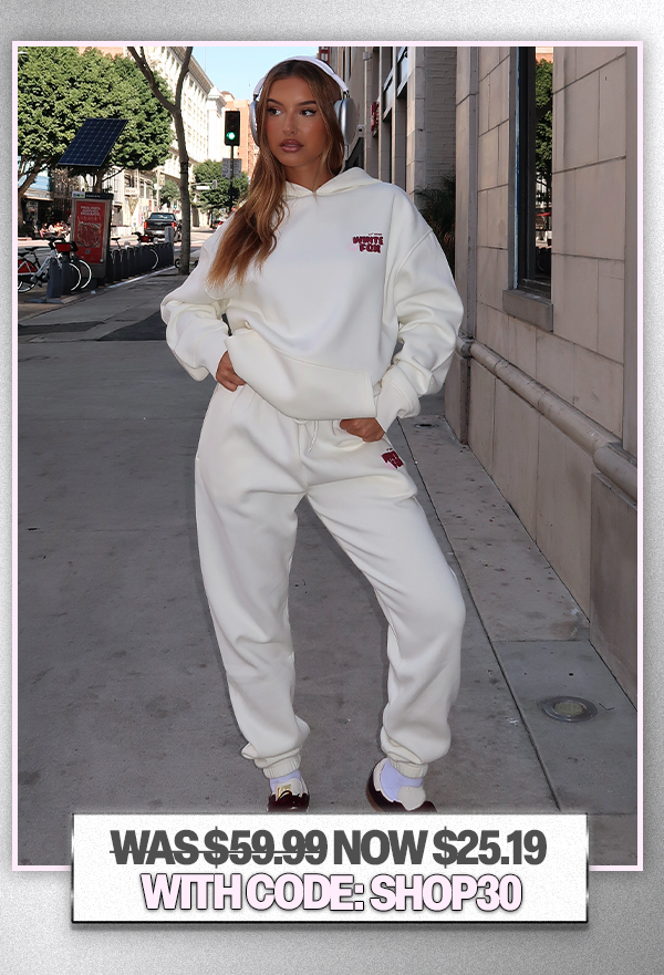 11TH STREET SWEET KISSES SWEATPANTS CAKE BATTER