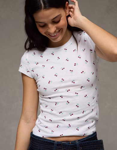 AE Hey Baby Cotton Slub Tee