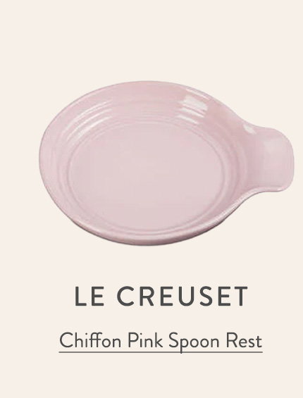 Chiffon Pink Spoon Rest 