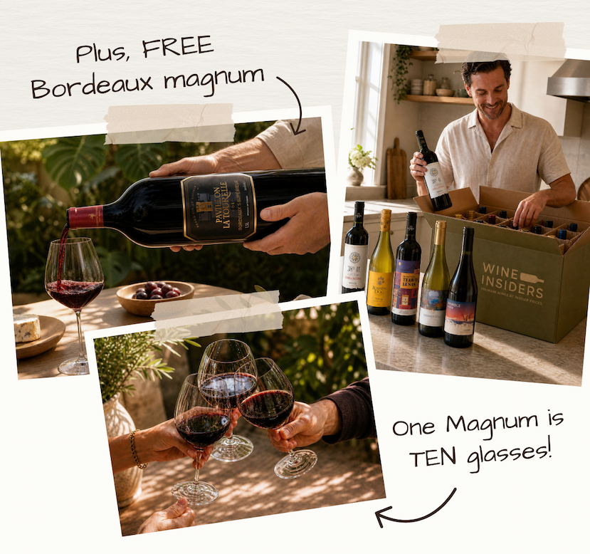 Plus free Bordeaux magnum