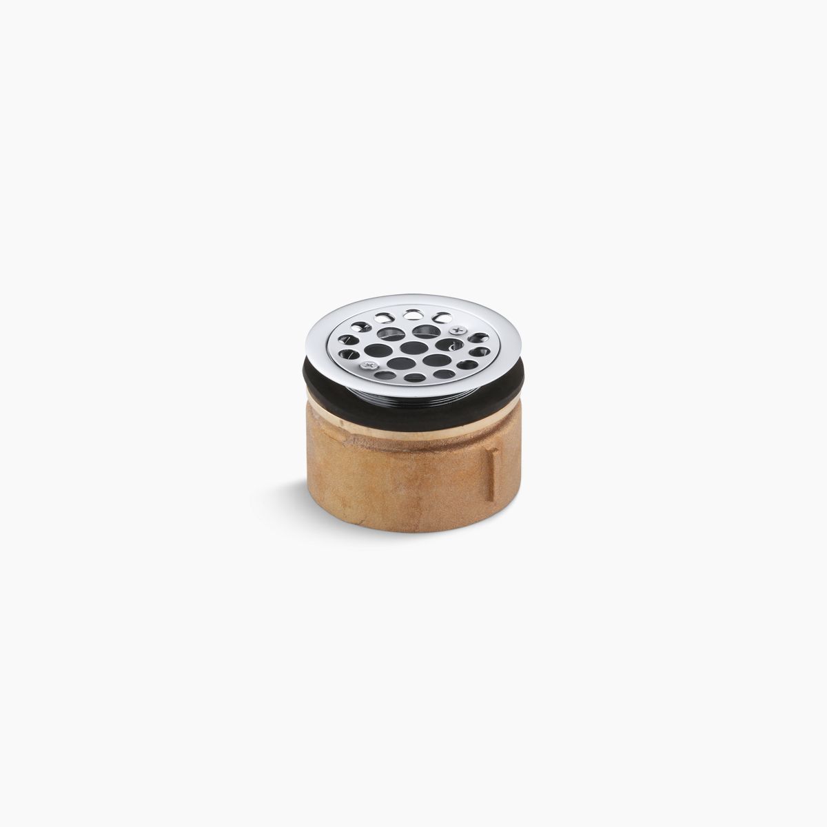 Service sink strainer tapped for 3