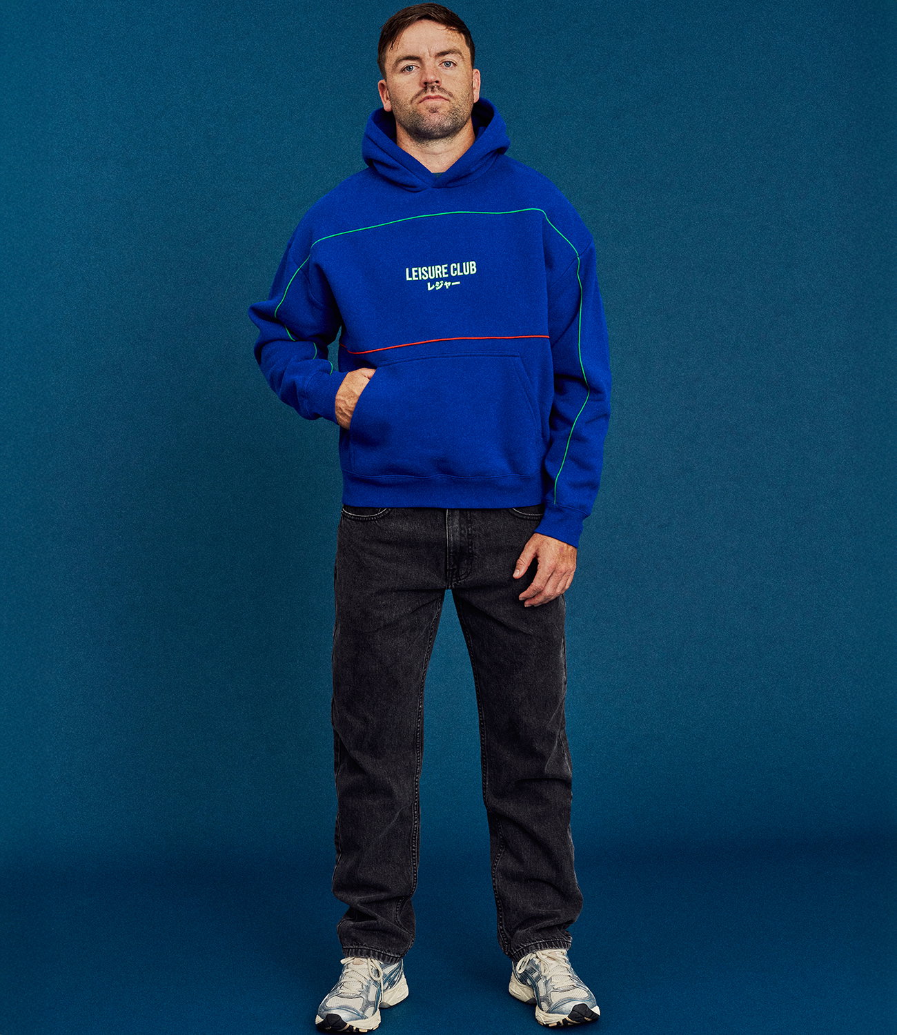 Wayde Egan wears the Team Hoodie
