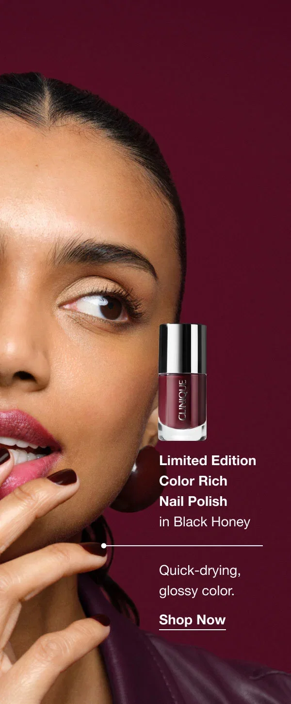 Limited Edition Color Rich Nail Polish in Black Honey | Quick-drying, glossy color. | Shop Now