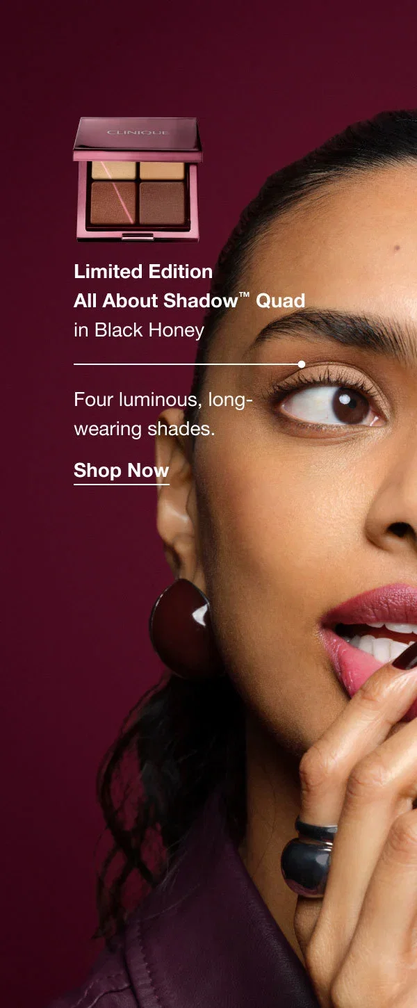 Limited Edition All About Shadow™ Quad in Black Honey | Four luminous, long-wearing shades. | Shop Now