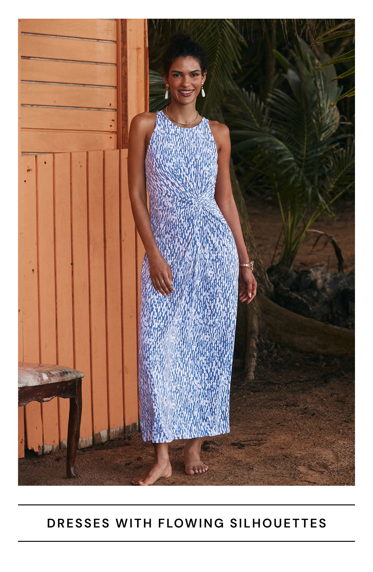 Dresses with flowing silhouettes