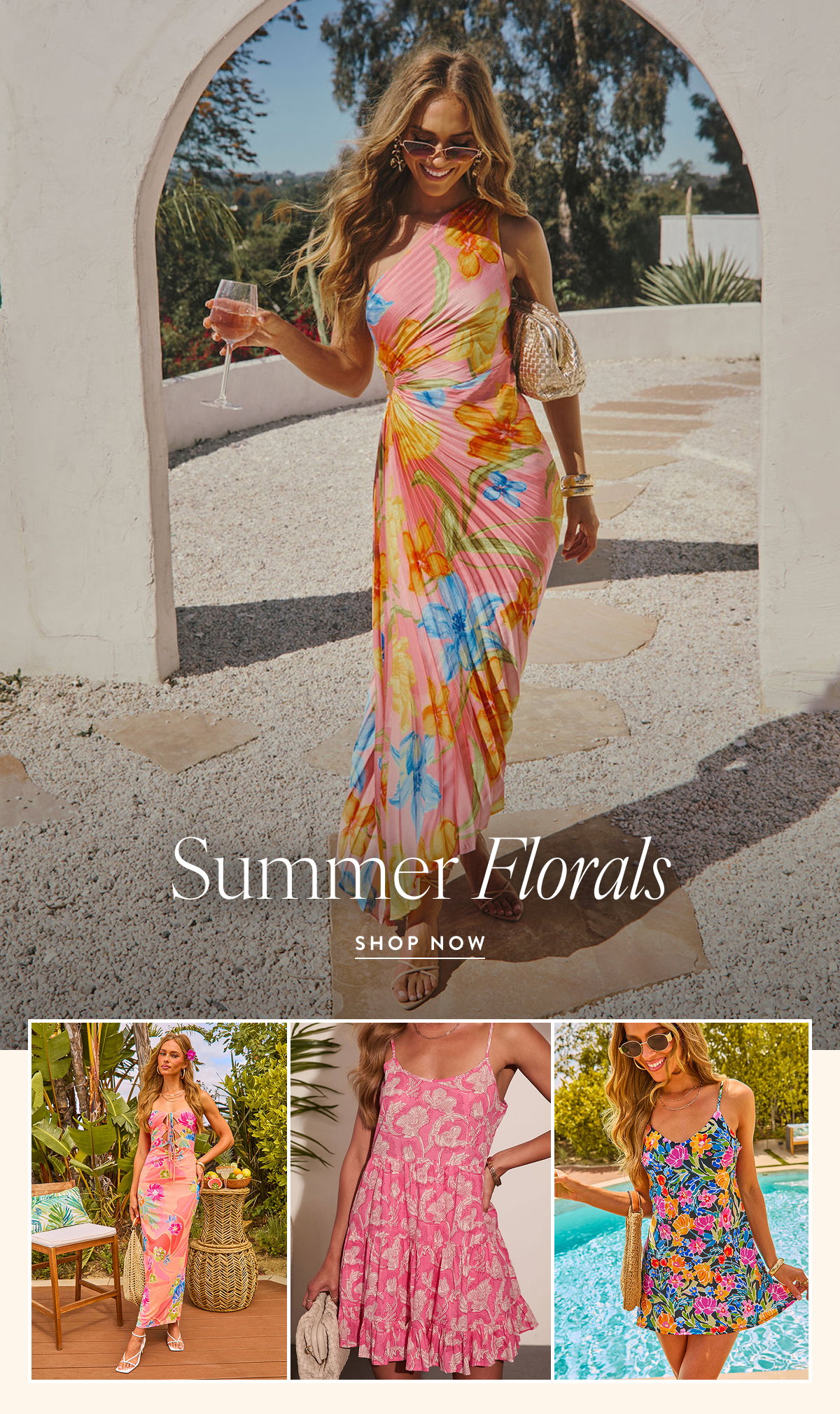 Summer Florals. Shop Now
